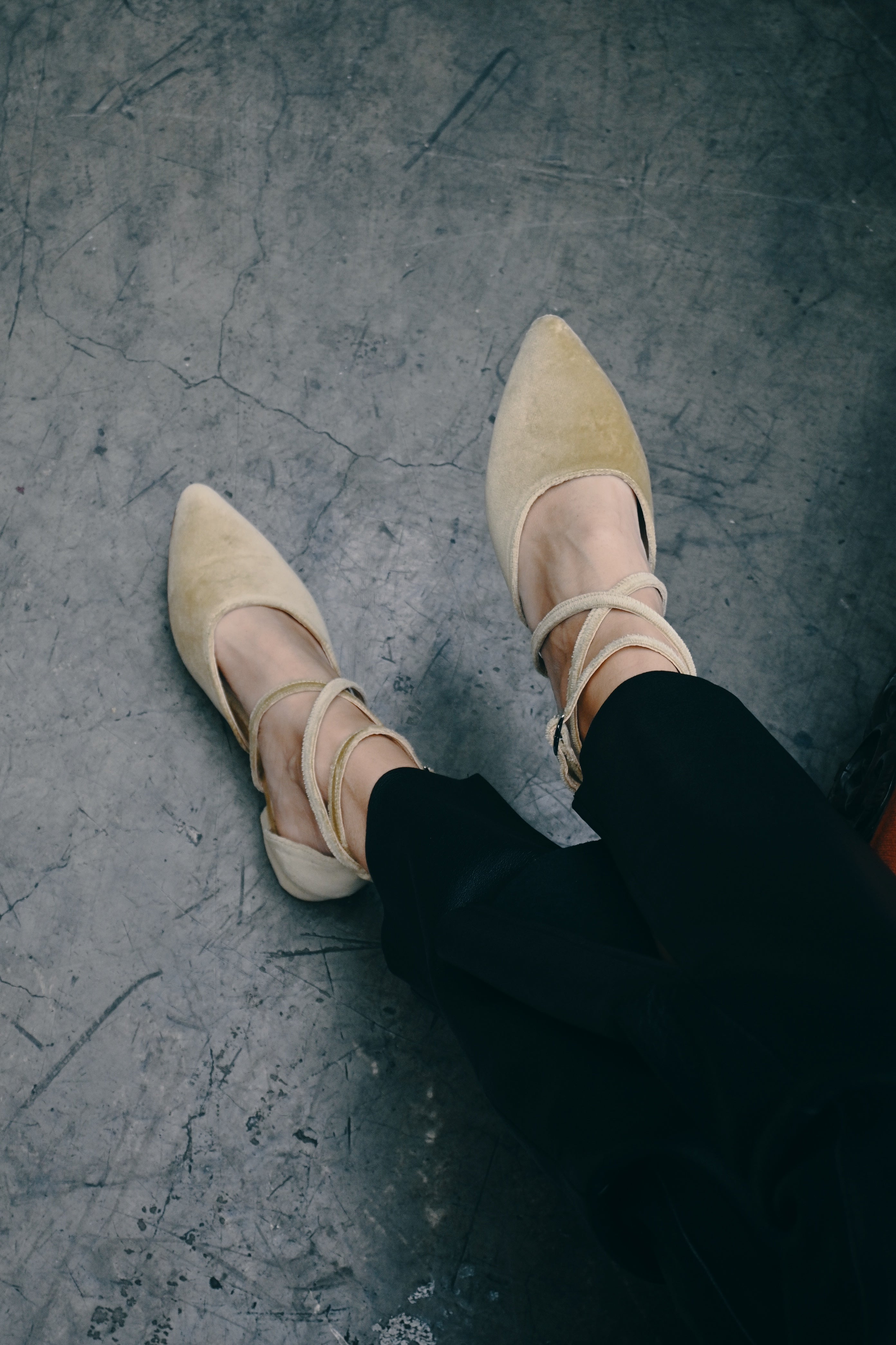 Ballerina Victoria Terciopelo Dorado