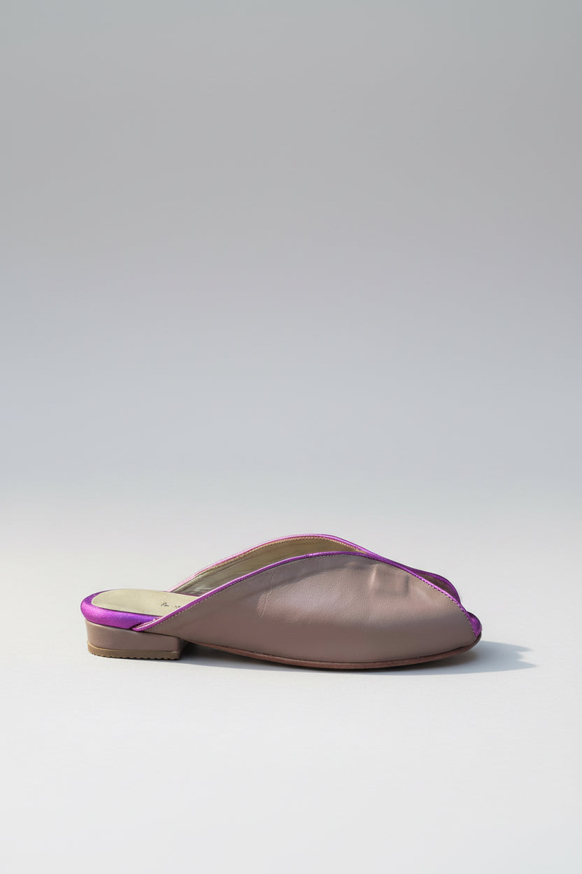 Sandalia Pepa Camel Metalizado