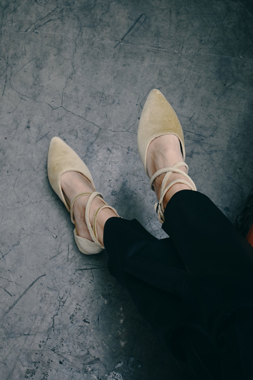 Ballerina Victoria Terciopelo Dorado