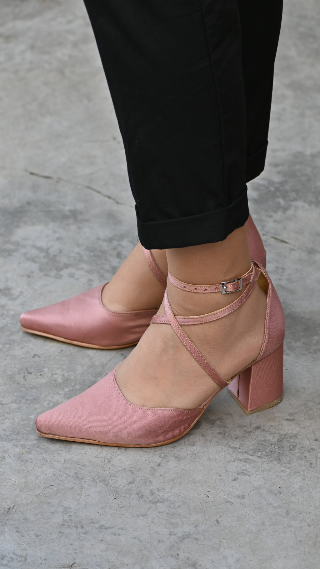 Tacón Victoria Palo Rosa